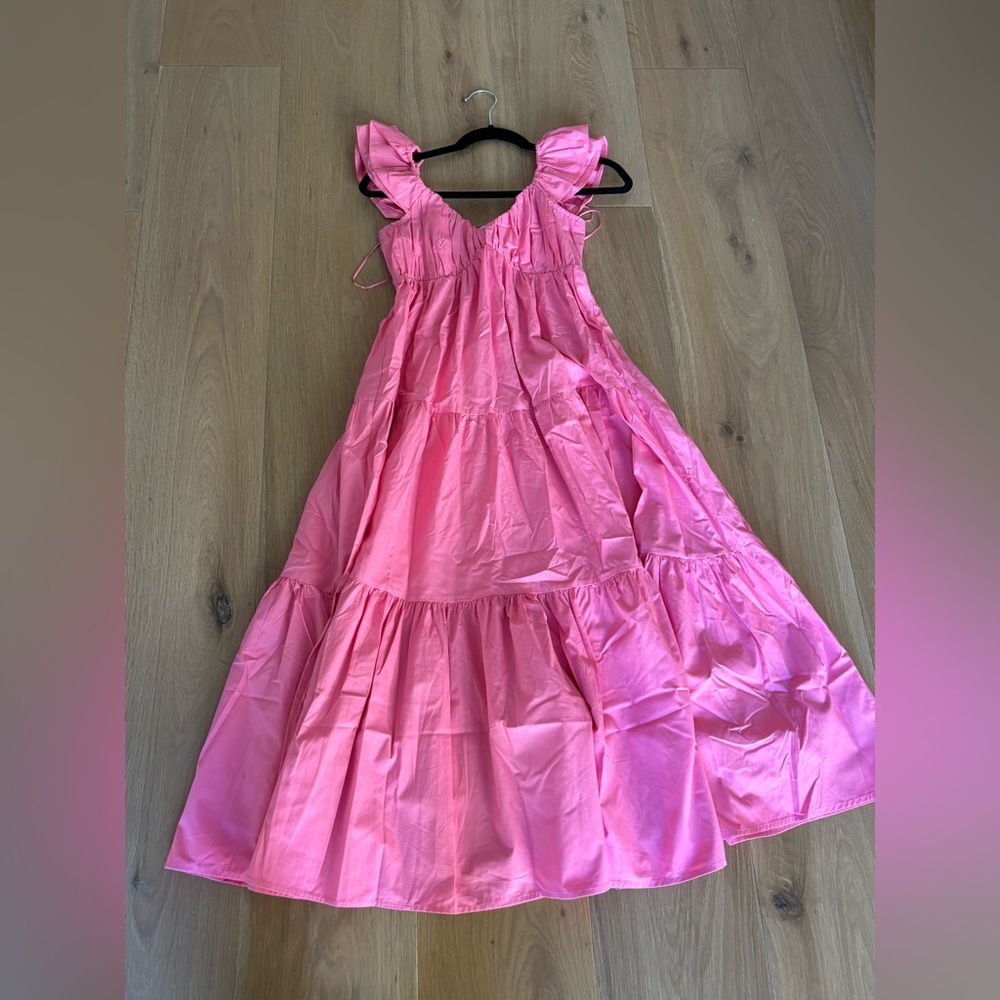 Abercrombie & Fitch Pink Gathered Dress